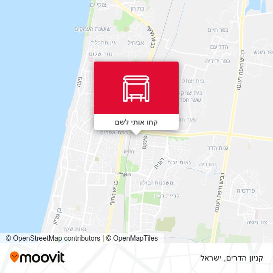 מפת קניון הדרים