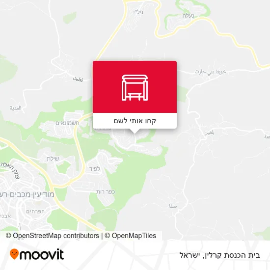 מפת בית הכנסת קרלין
