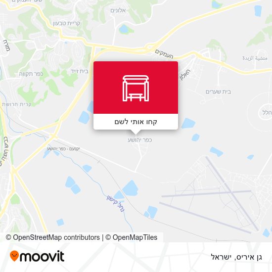 מפת גן איריס