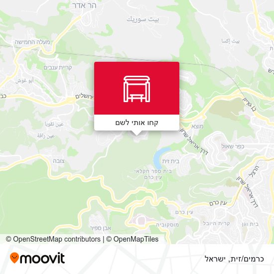 מפת כרמים/זית