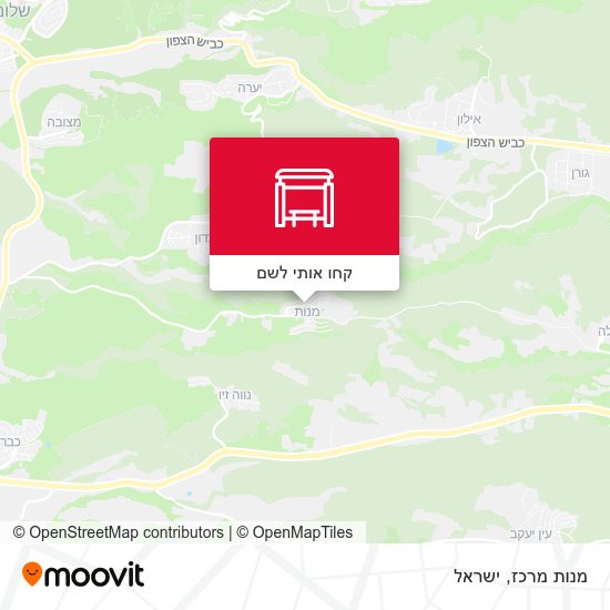 מפת מנות מרכז