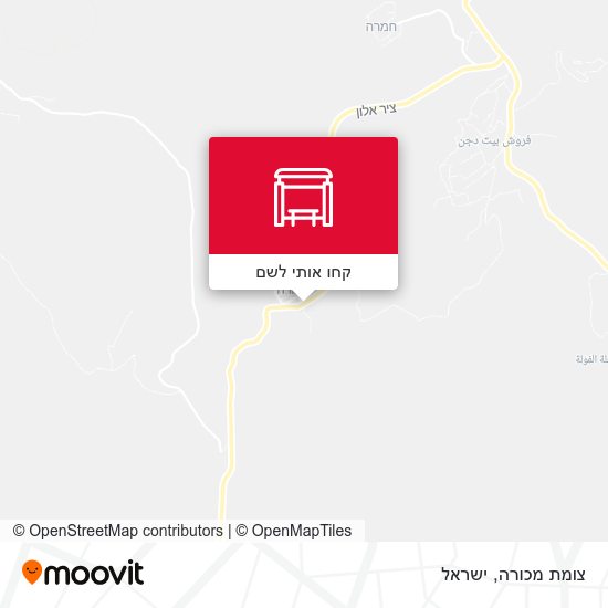 מפת צומת מכורה