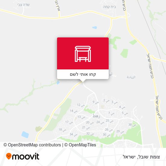 מפת צומת שובל