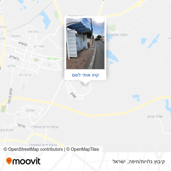 מפת קיבוץ גלויות/חיפה