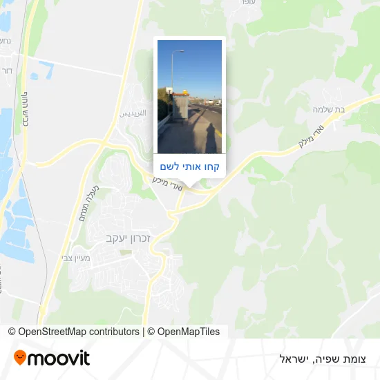 מפת צומת שפיה