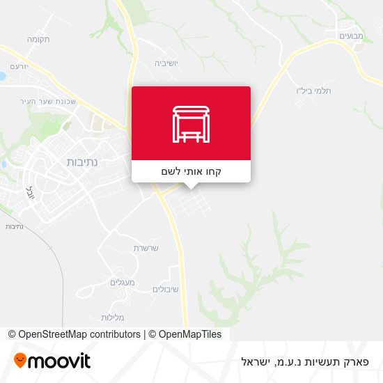 מפת פארק תעשיות נ.ע.מ