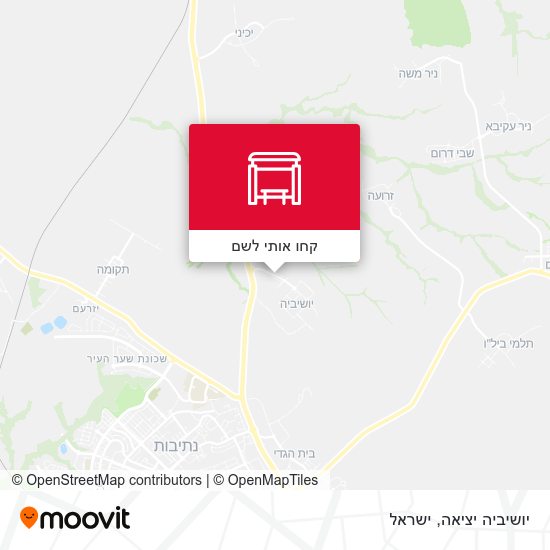 מפת יושיביה יציאה