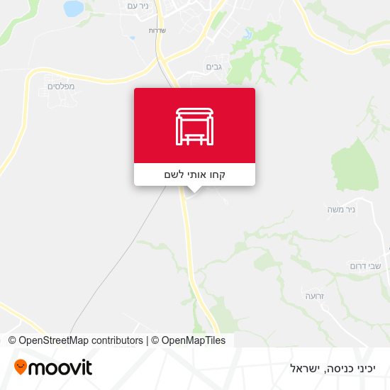 מפת יכיני כניסה