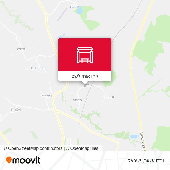 מפת ורדון/שער
