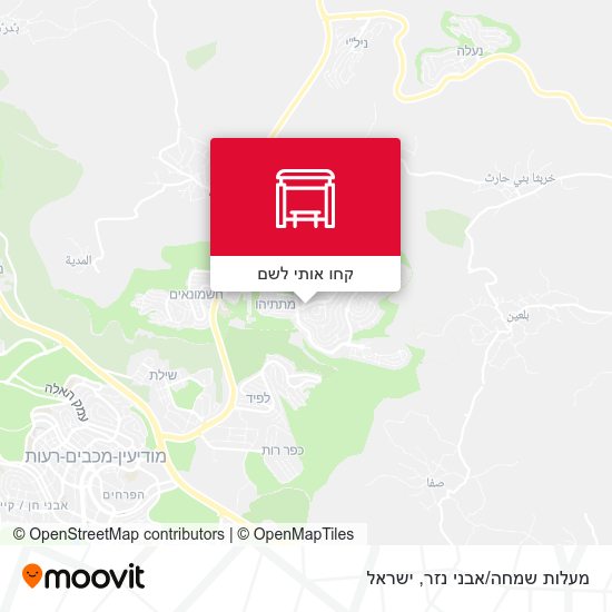 מפת מעלות שמחה/אבני נזר