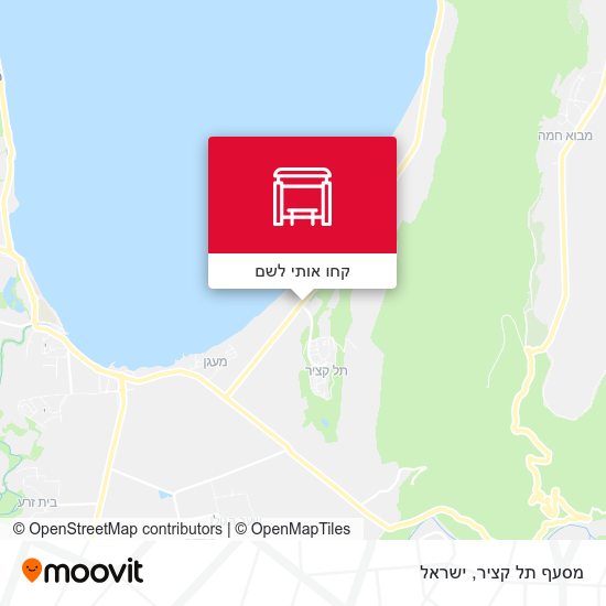 מפת מסעף תל קציר