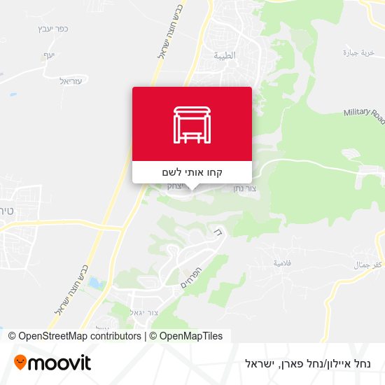 מפת נחל איילון/נחל פארן