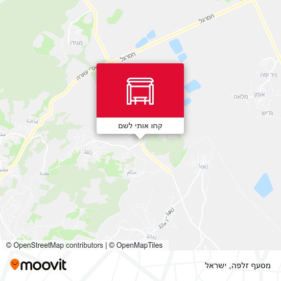 מפת מסעף זלפה