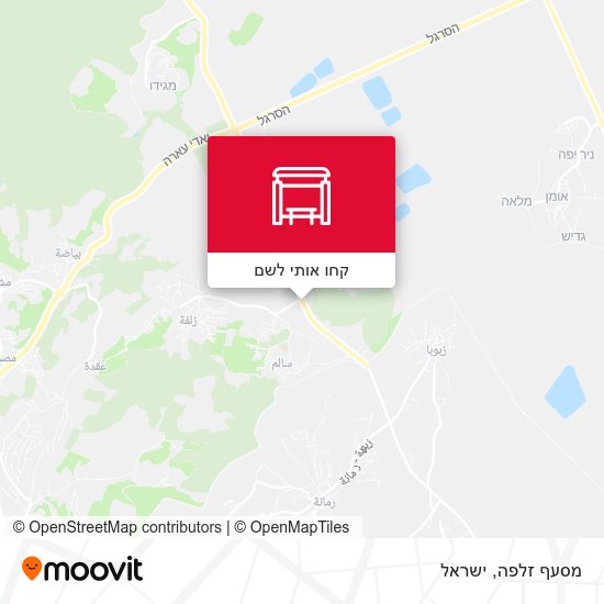 מפת מסעף זלפה