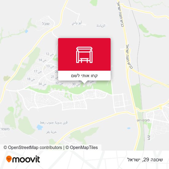 מפת שכונה 29