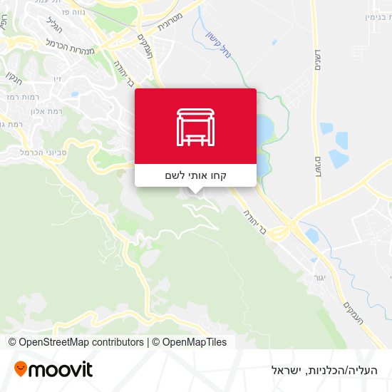 מפת העליה/הכלניות