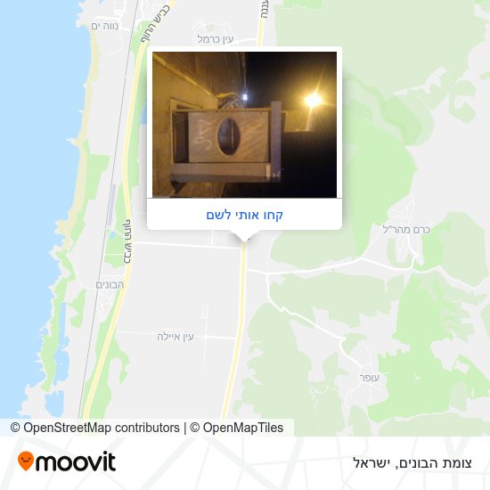 מפת צומת הבונים