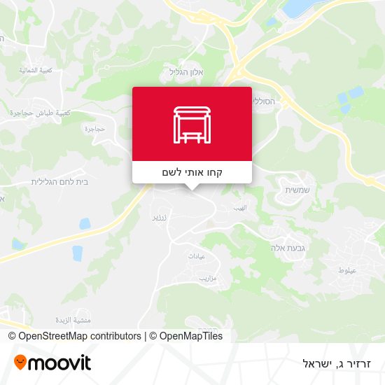 מפת זרזיר ג