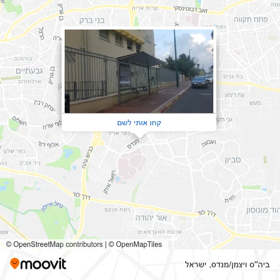 מפת ביה''ס ויצמן/מנדס