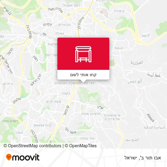 מפת אבו תור ב'