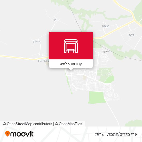 מפת פרי מגדים/התמר