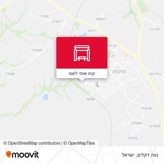 מפת נווה דקלים