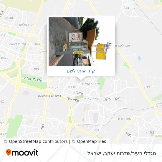 מפת מגדלי העיר/שדרות יעקב