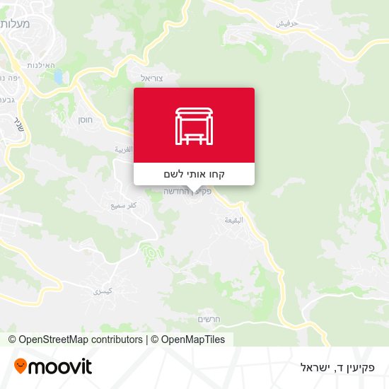 מפת פקיעין ד