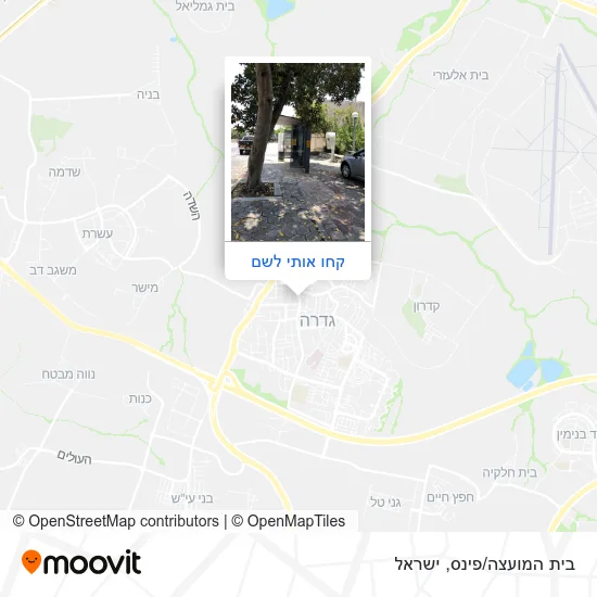 מפת בית המועצה/פינס