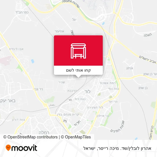 מפת אהרון לובלין/שד. מיכה רייסר
