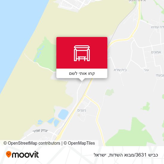 מפת כביש 3631/מבוא השדות