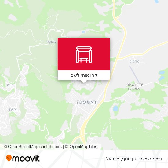 מפת וייצמן/שלמה בן יוסף