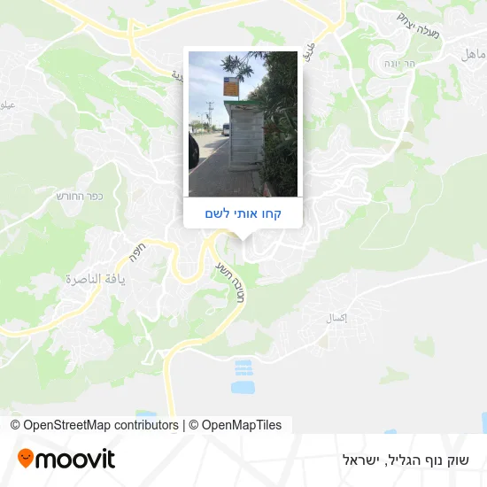 מפת שוק נוף הגליל