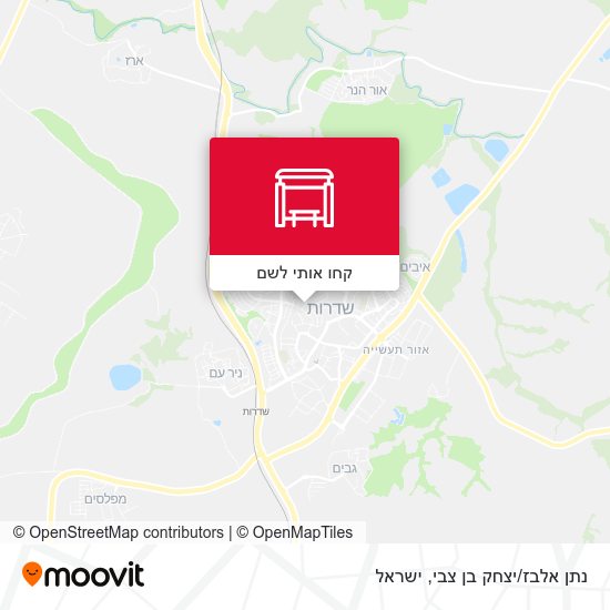 מפת נתן אלבז/יצחק בן צבי