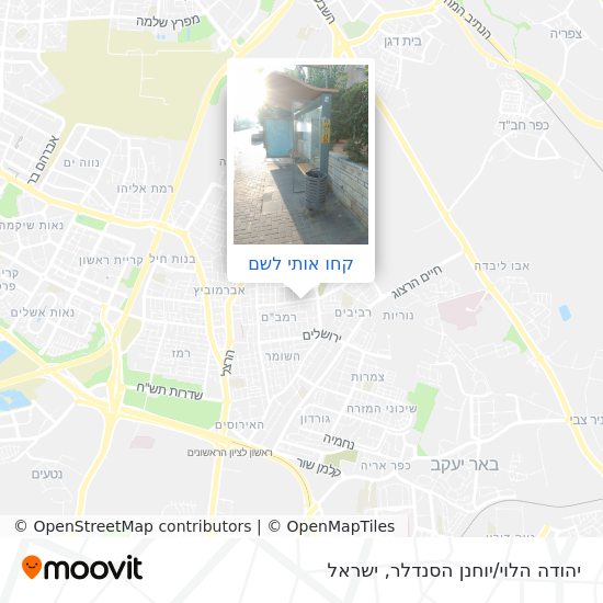 מפת יהודה הלוי/יוחנן הסנדלר