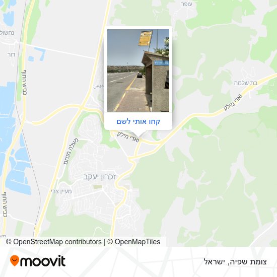 מפת צומת שפיה