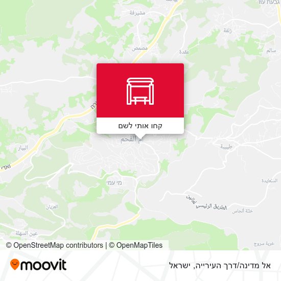 מפת אל מדינה/דרך העירייה