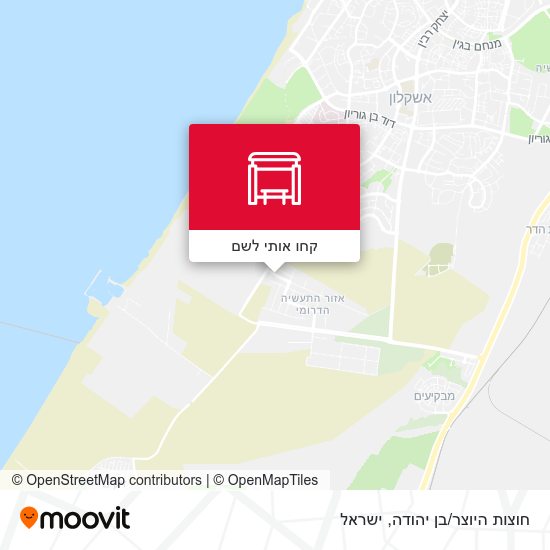 מפת חוצות היוצר/בן יהודה
