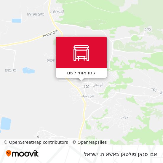 מפת אבו סנאן סולטאן באשא ה
