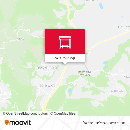 מפת מסוף חצור הגלילית