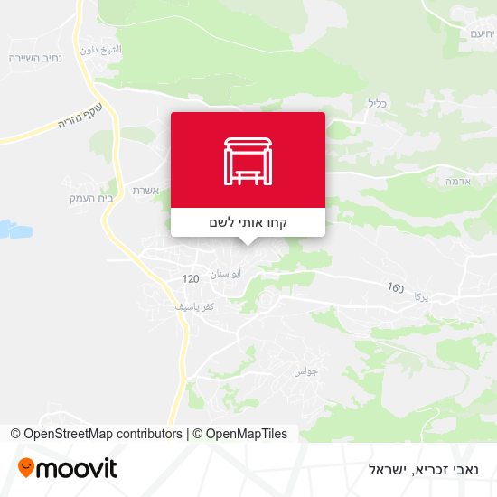 מפת נאבי זכריא