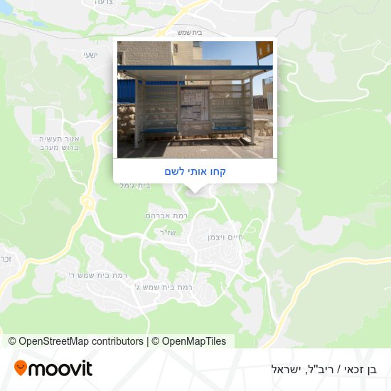 מפת בן זכאי / ריב''ל