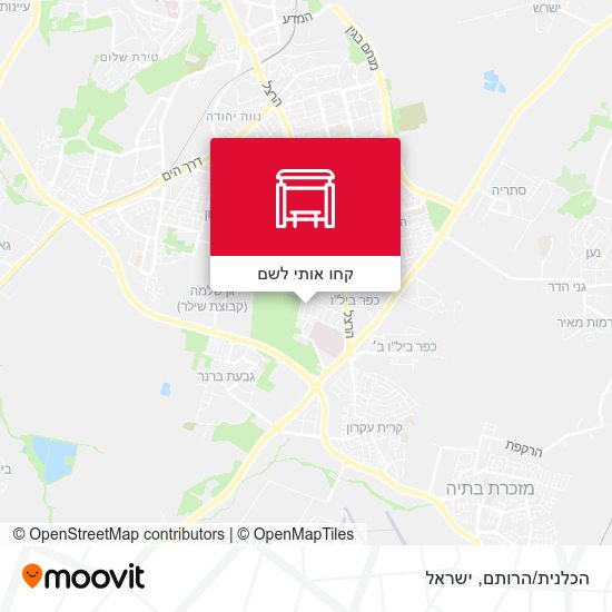 מפת הכלנית/הרותם