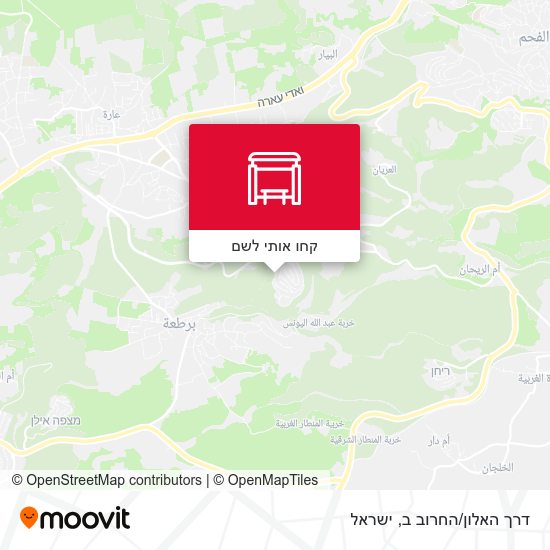 מפת דרך האלון/החרוב ב