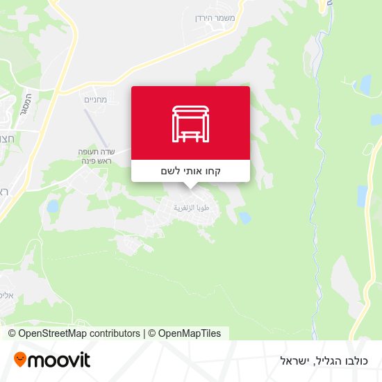 מפת כולבו הגליל
