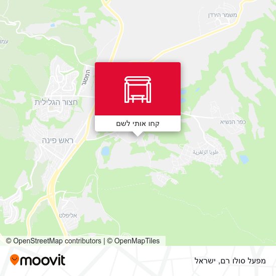 מפת מפעל סולו רם