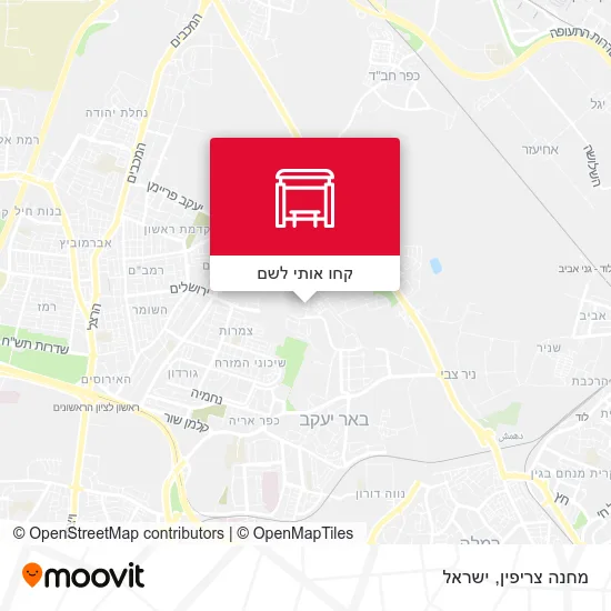 מפת מחנה צריפין