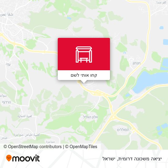 מפת יציאה משכונה דרומית