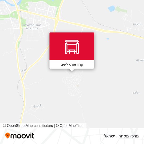 מפת מרכז מסחרי