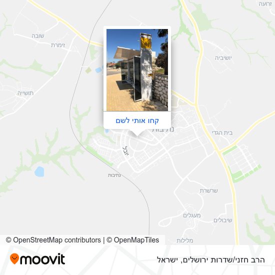 מפת הרב חזני/שדרות ירושלים